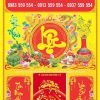 Bìa Lịch Tết Chữ Lộc