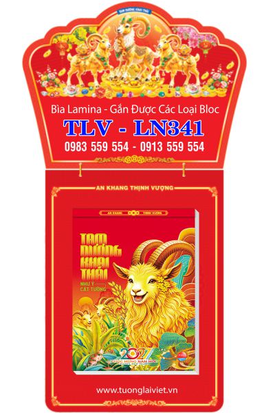 Bìa lịch tết laminate Con Giáp Tài Lộc
