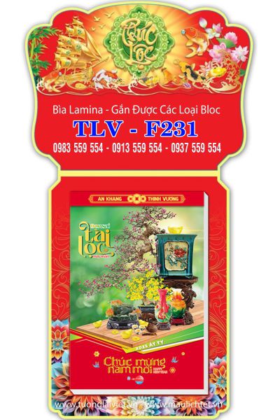 Bìa lịch tết laminate Thuận Buồm Xuôi Gió