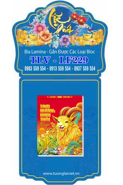 Bìa lịch tết laminate Xuân Lộc Phát