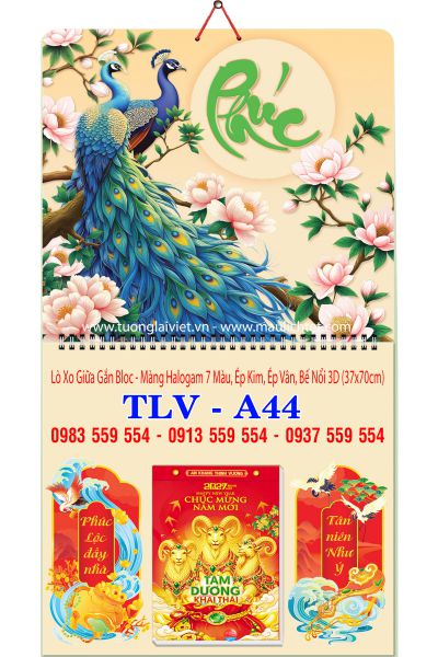 Bìa lịch tết lò xo Xuân Đại Cát