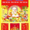 Bìa Lịch Trung 35x50 Phật Di Lặc