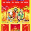 Bìa Lịch Trung 35x50 Phúc Lộc Thọ